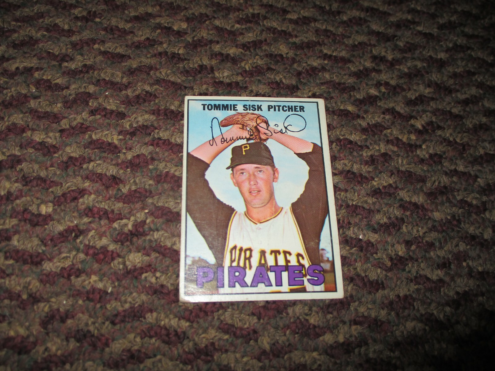 Topps #84 Tommy Sisk Pittsburgh Pirates 1967 Baseball Card