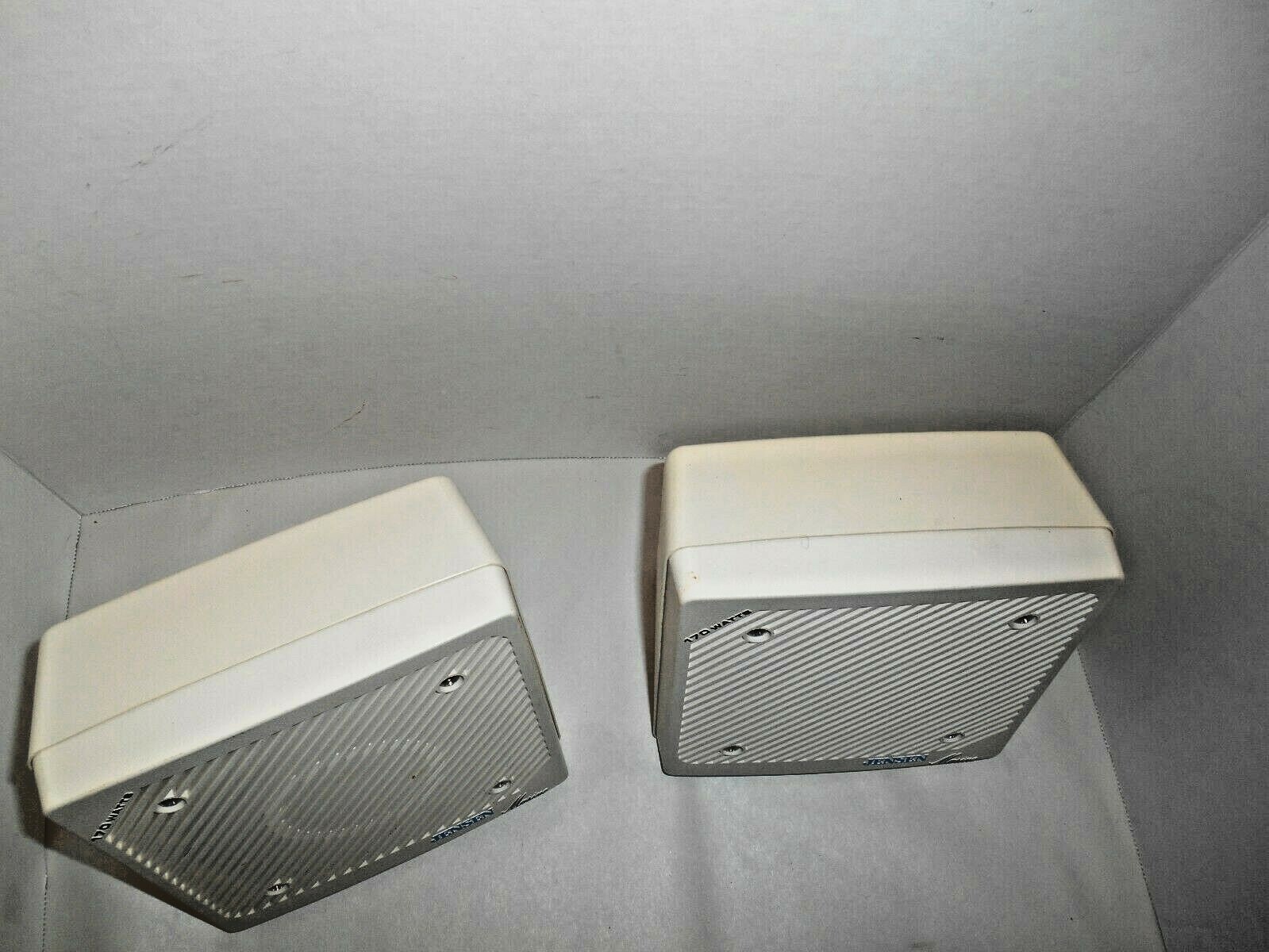 2 JENSEN 170 WATTS MARINE COAX SPEAKERS w/ ENCLOSURE JM1610 Outdoor Use Portable