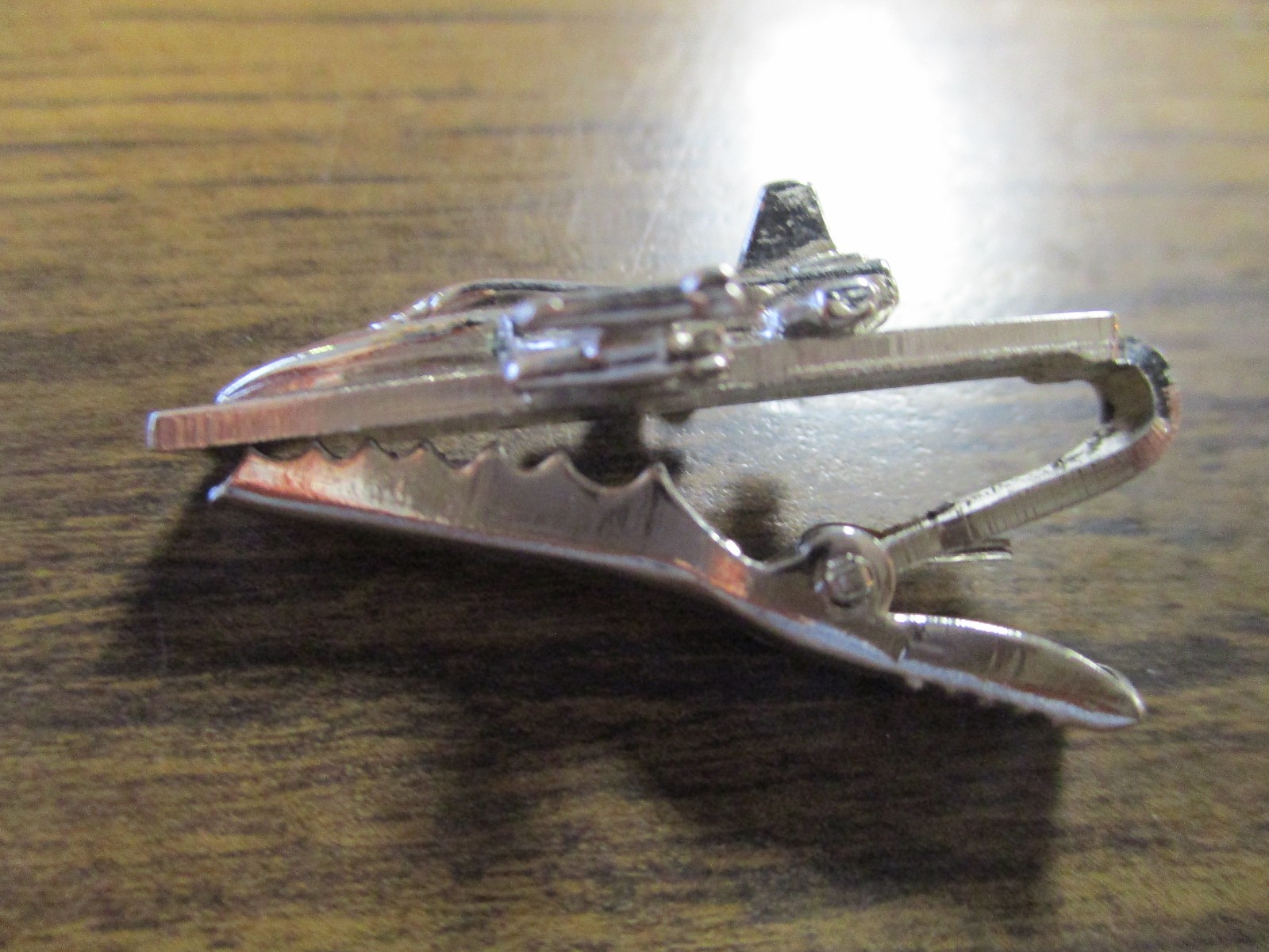 Vintage Adsco Fighter Jet Plane Tie Clip - Aviation