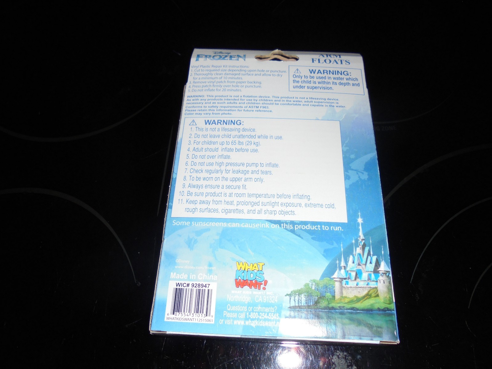 DISNEY FROZEN ARM FLOATS INCLUDES REPAIR KIT~~~NEW IN BOX!!!!!!