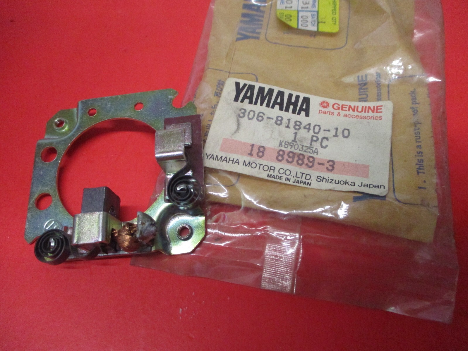 【専用】31 6 NOS NEW ORIGINAL OEM YAMAHA XS650 TX650 BRUSH HOLDER 306