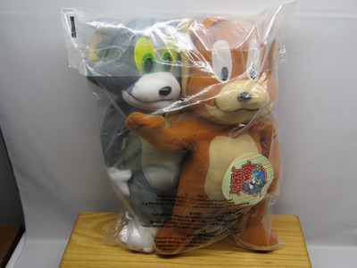 TOY FACTORY TOM & JERRY 14'' PLUSH DOLLS ~ Cat & Mouse ~ Warner Bro Hanna Barbera