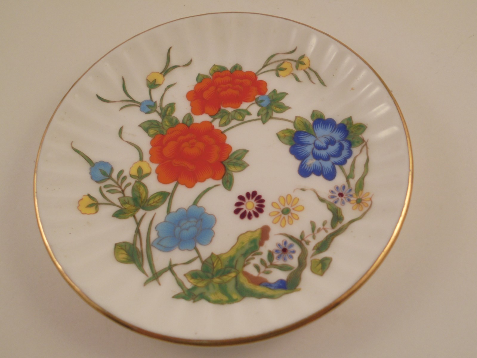 Aynsley Famille Rose Coaster Ribbed 4 1/4