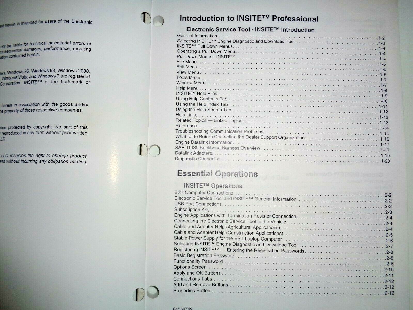 New Holland CNH Electronic Service Tool Engine Diagnostic Download Tool Manual