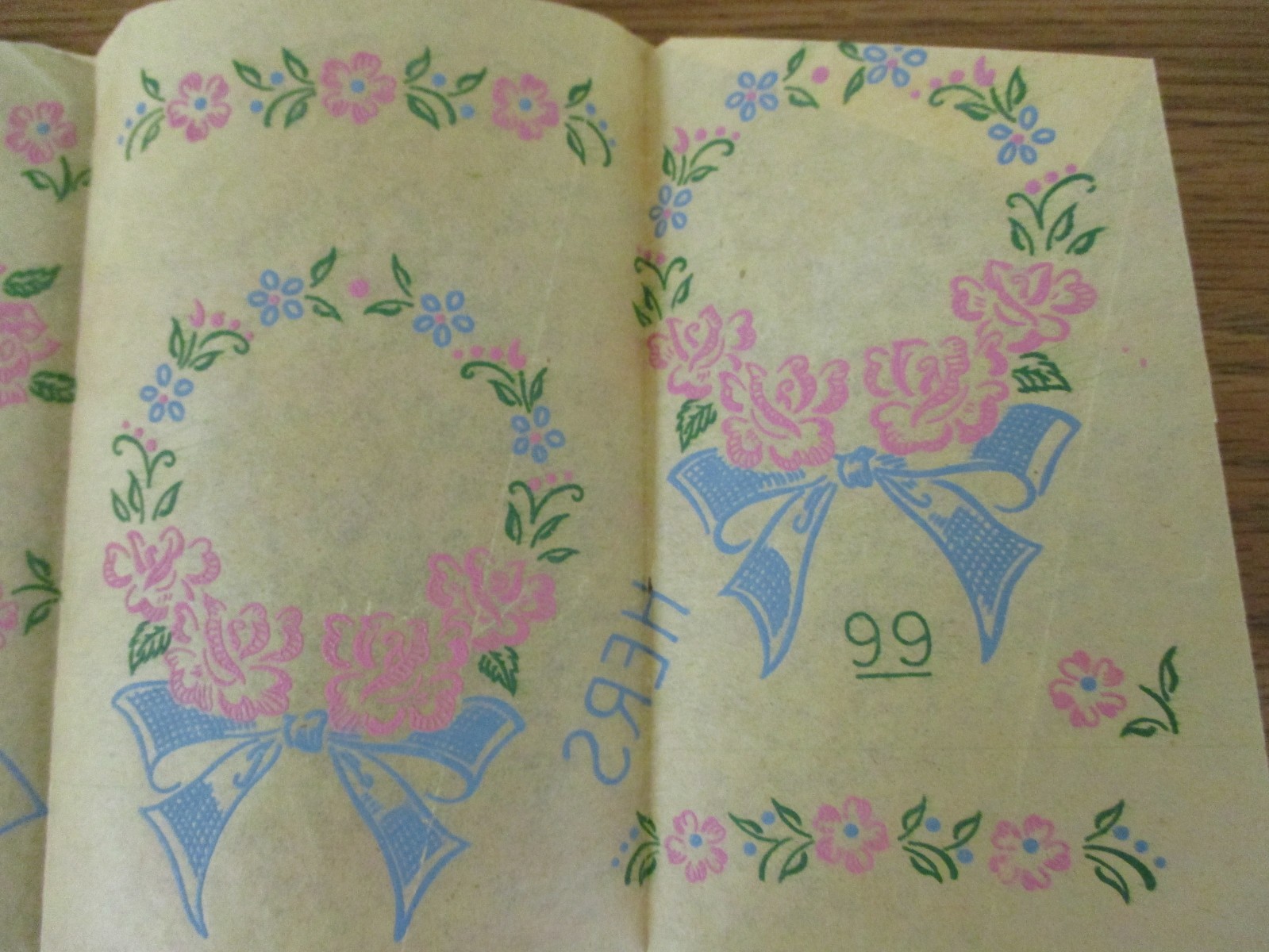 Vintage KATE MARCHBANKS Mail Order Pattern Embroidery Color Transfer-Mr & Mrs