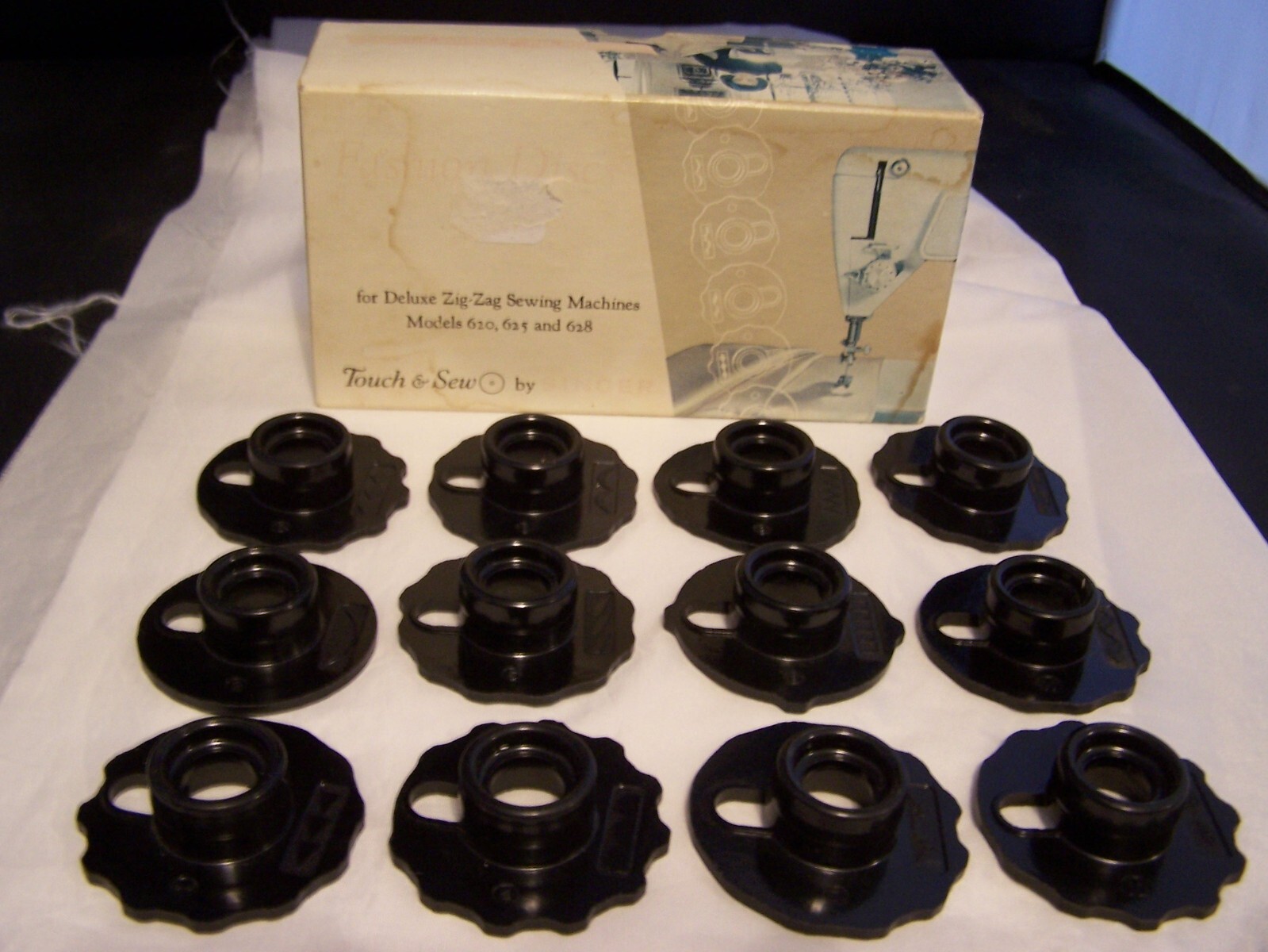 Vintage Singer Touch & Sew Fashion Discs Deluxe 21976 Zig Vintage Singer Touch & Sew Fashion Discs Deluxe 21976 Zig