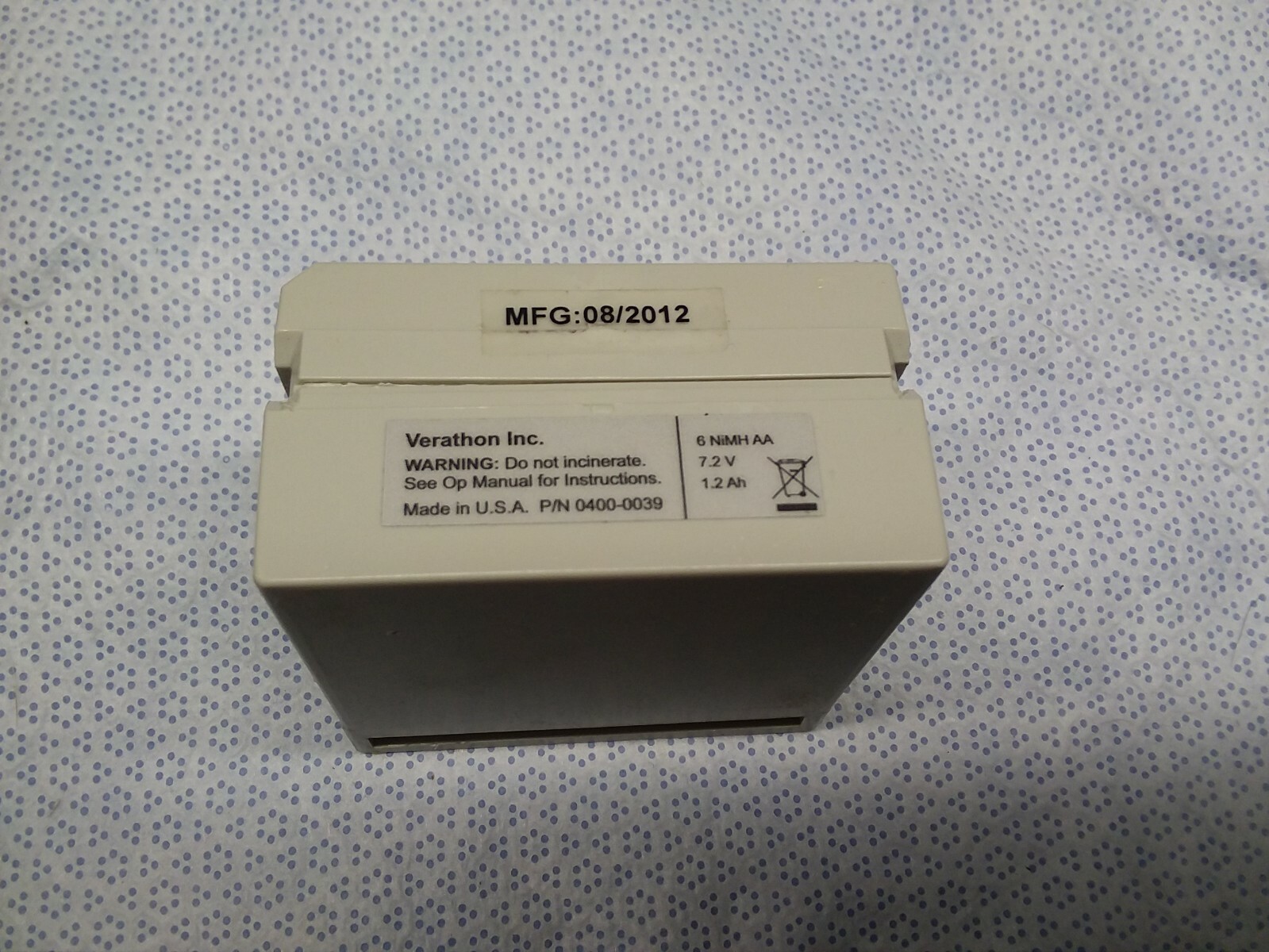 Verathon BladderScan Model BVI 3000 Par No 0570-0090 *For Parts*