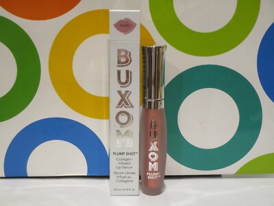 BUXOM ~ PLUMP SHOT COLLAGEN INFUSED LIP SERUM ~ FLUSH ~ 0.14 OZ