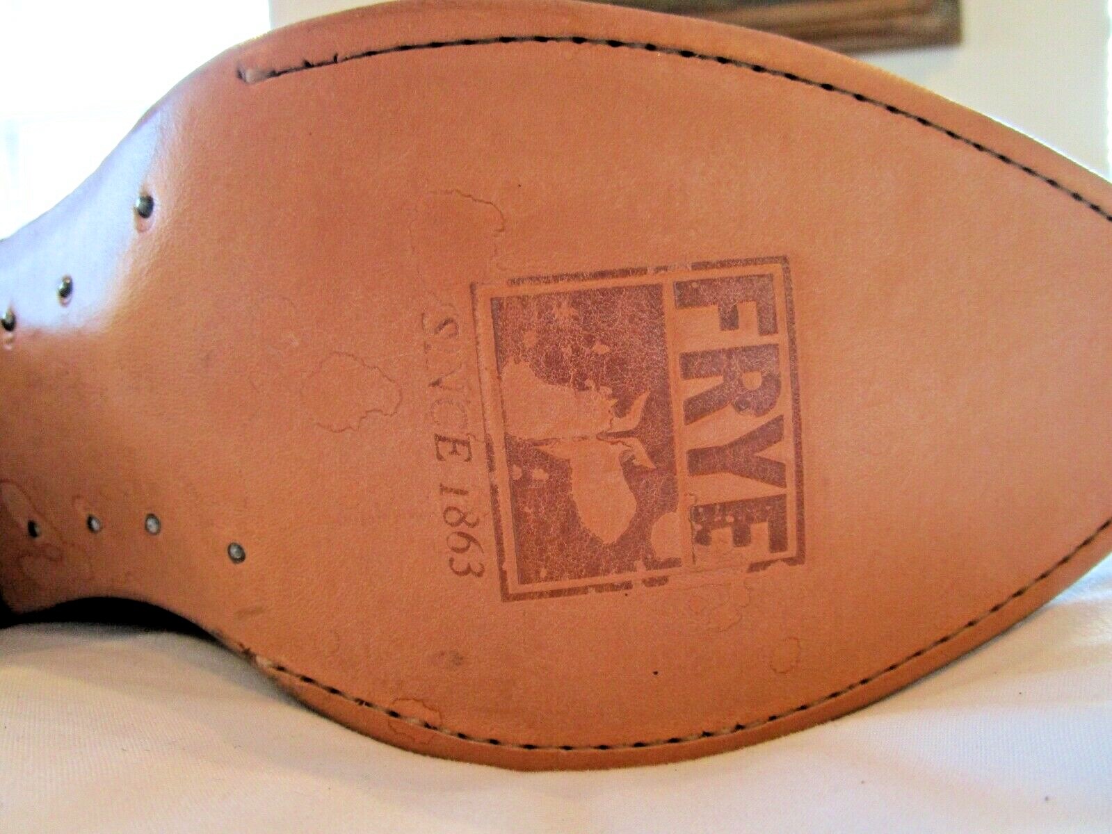 Pre-owned Frye Deborah Studded Tall Boots Size 8 Gold