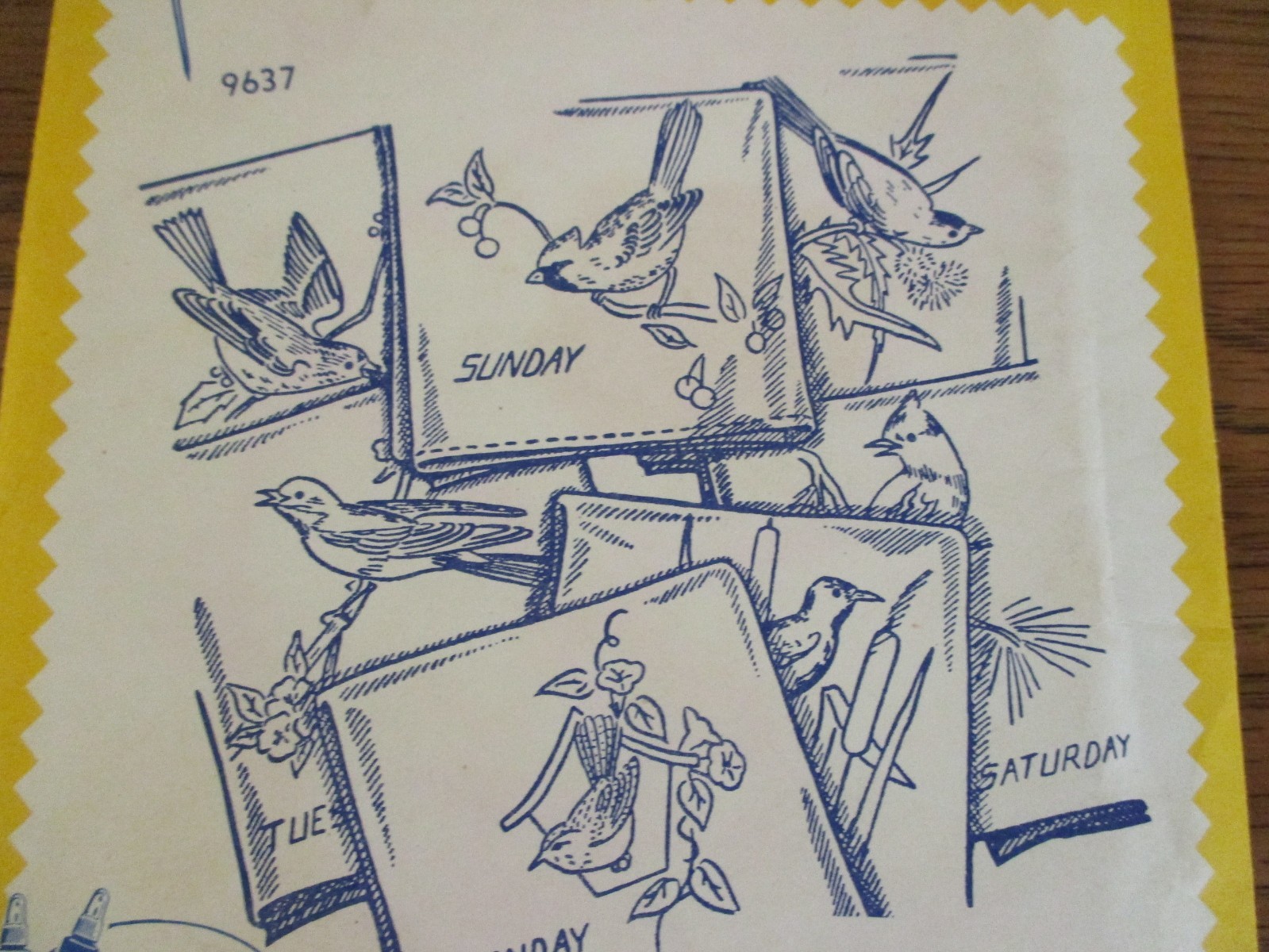 Aunt Martha's Transfer Pattern for Embroidery/Painting-BIRDS-in Sealed Pkg