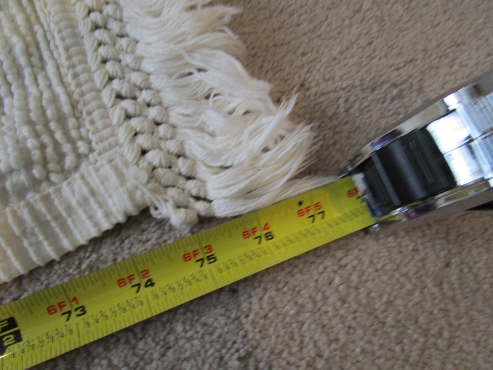 Vintage Chenille Bed Spread cutter. 75  x 100