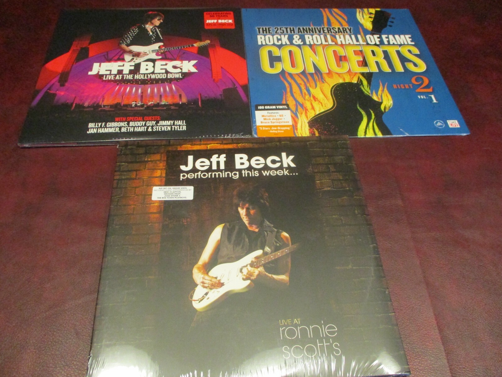 JEFF BECK VERIFIED LIVE RONNIE SCOTT'S + HOLLYWOOD BOWL 3LP