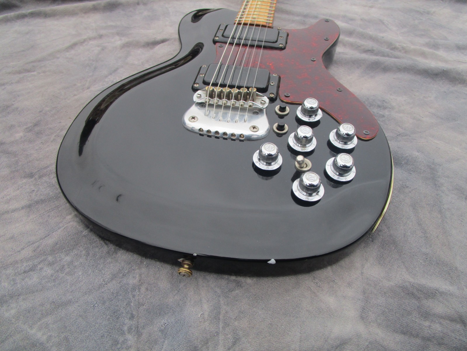 MOSRITE BRASS RAIL 1976 #007 of 100 made BICENTENNIAL model RARE! very CLEAN!