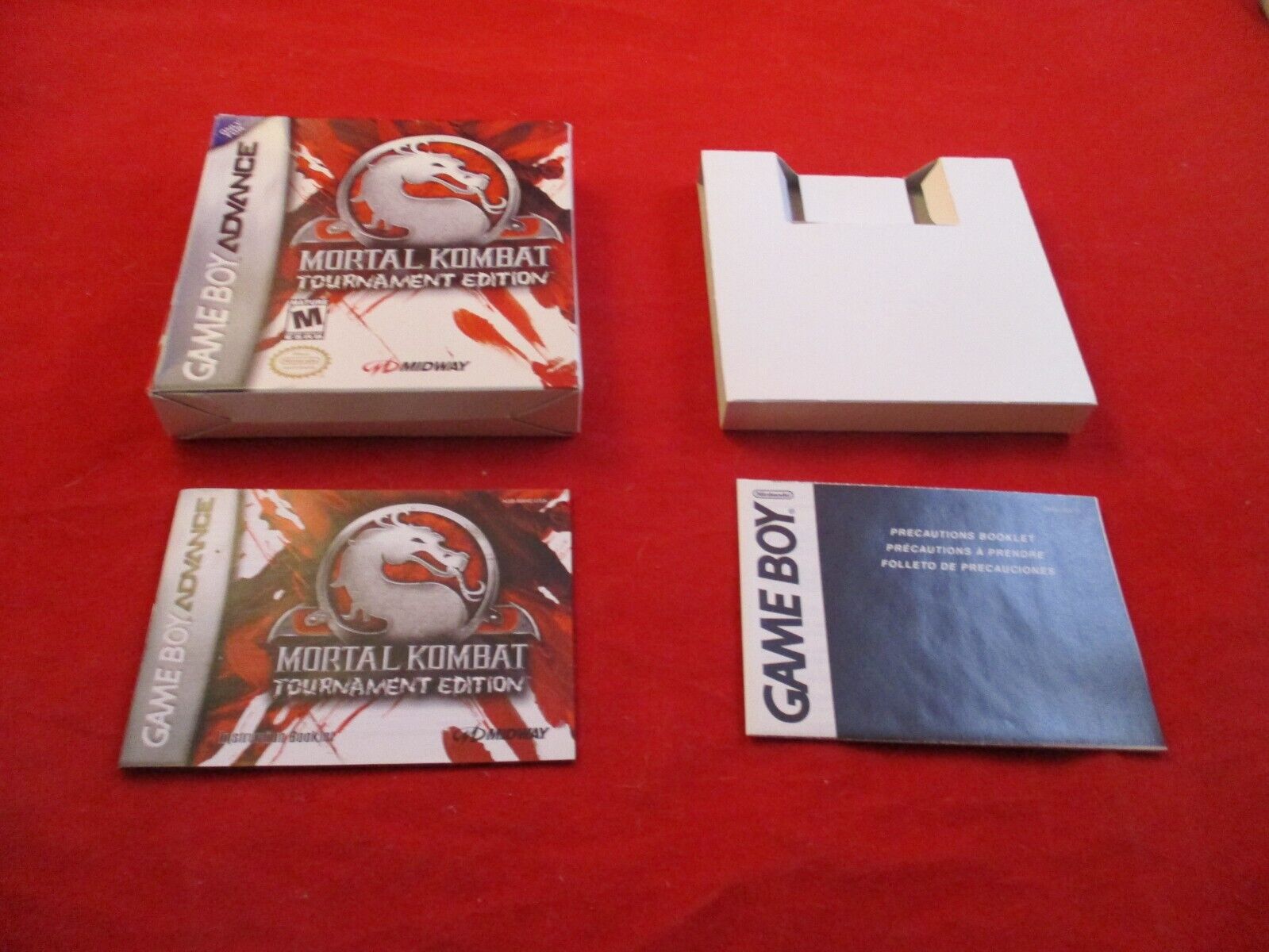 Mortal Kombat Tournament Edition Nintendo Game Boy Advance Mortal Kombat Tournament Edition Nintendo Game Boy Advance