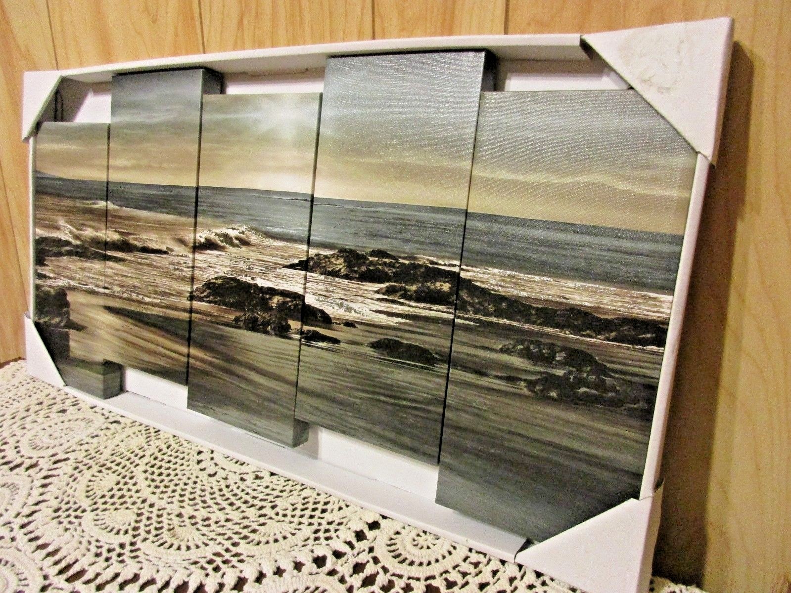 Beautiful Canvas HD Print Wall Art Beach & Sea at Sunset