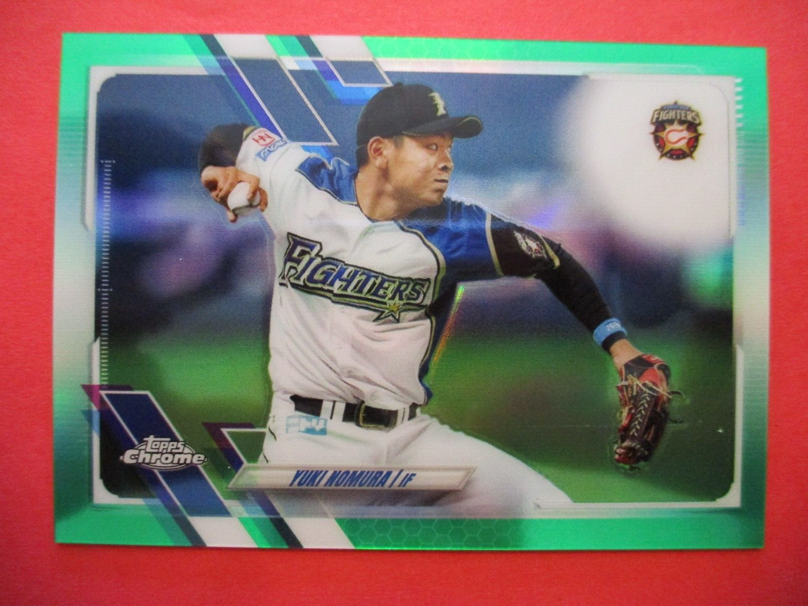 2021 Topps Chrome NPB YUKI NOMURA Fighters Color Match 2021 Topps Chrome NPB YUKI NOMURA Fighters Color Match