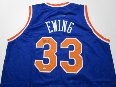 signed patrick ewing jersey