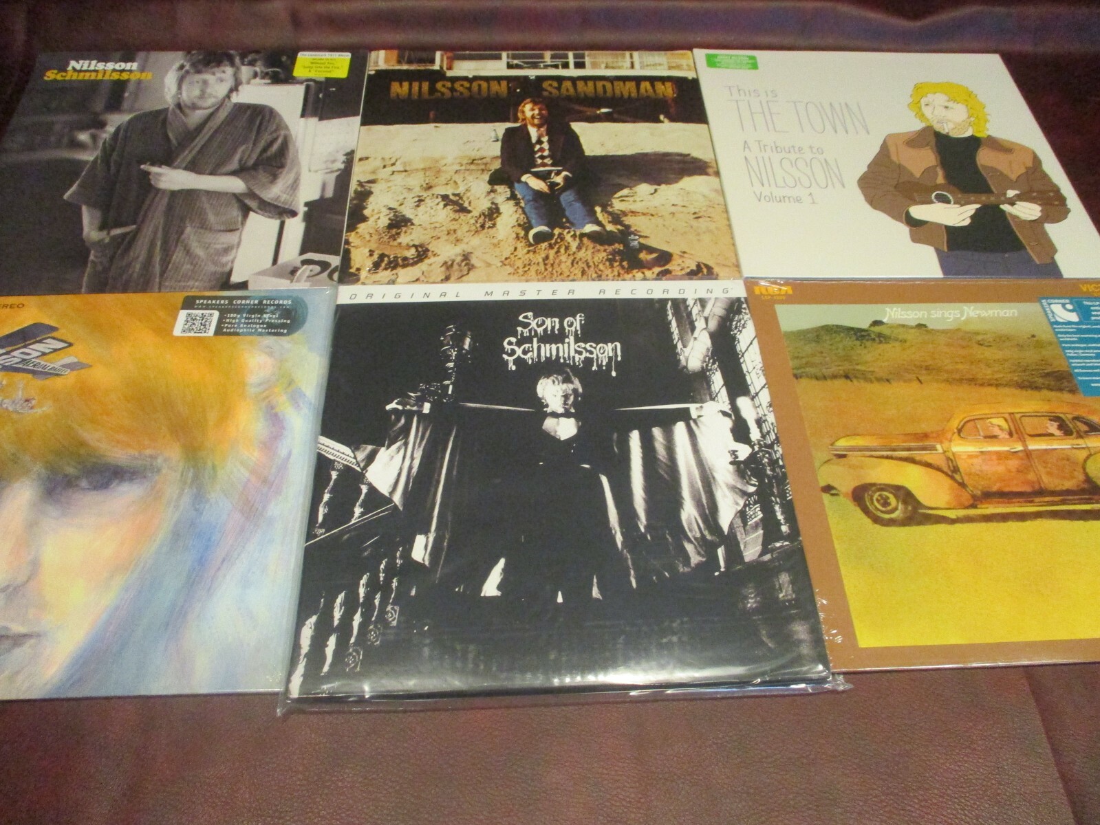 HARRY NILSSON SANDMAN 1976 RELEASE+AERIAL+SCHMILSSON + 45 MFSL SON OF