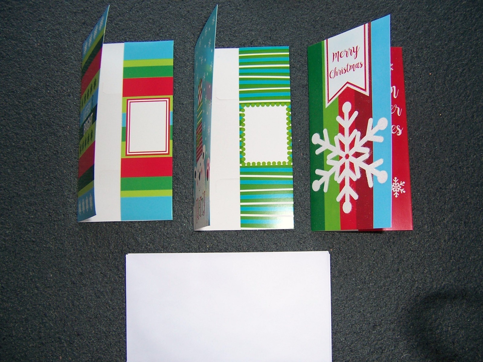 LOT OF (3)  Money / gift card holders cards W envelopes*   Merry Christmas JOLLY
