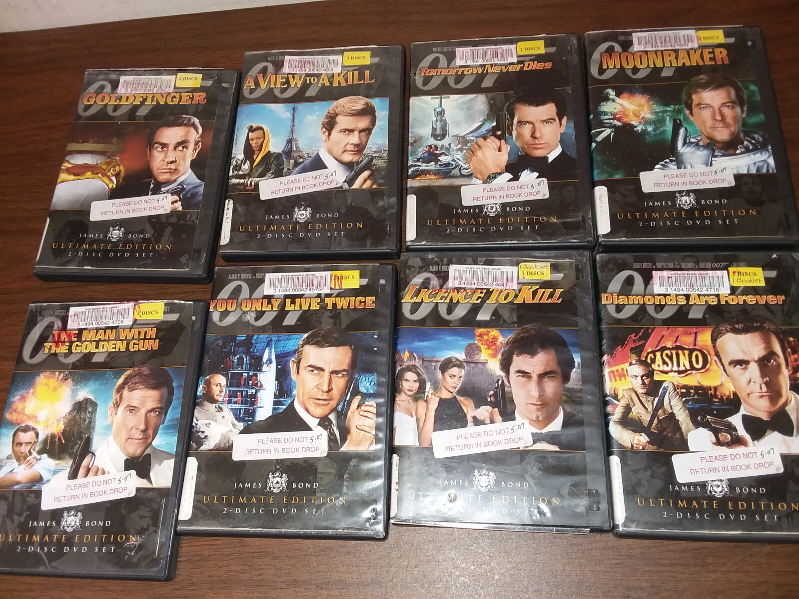 james bond 007 lot of 8 dvds | eBay