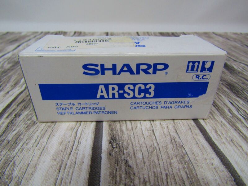 1 Box of 3 pk Sharp Genuine Staple Cartridges AR-SC3 MX-FN20