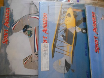 15 Sport Aviation Magazine Lot-new ,1990`s