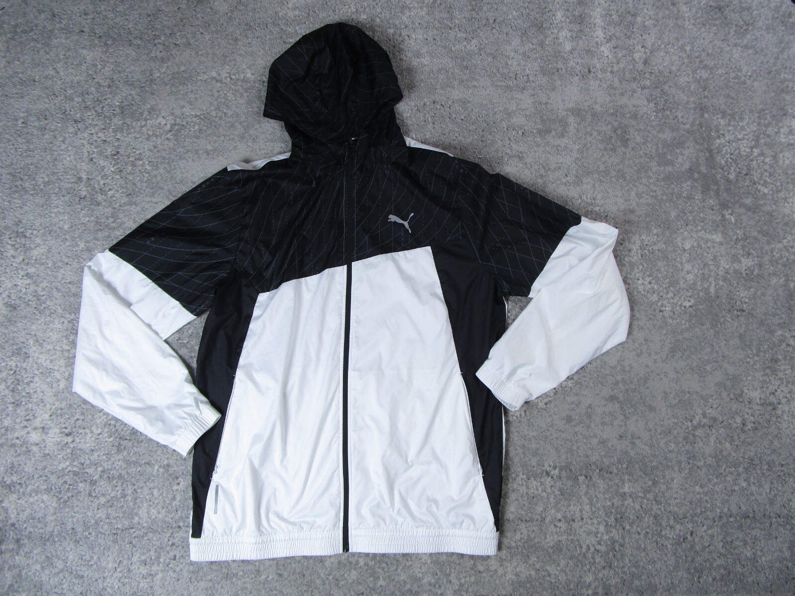 PUMA フード付きストライプジャケット XL PUMA ジャージ プーマ メンズ トレーニング シャドウ ストライプ