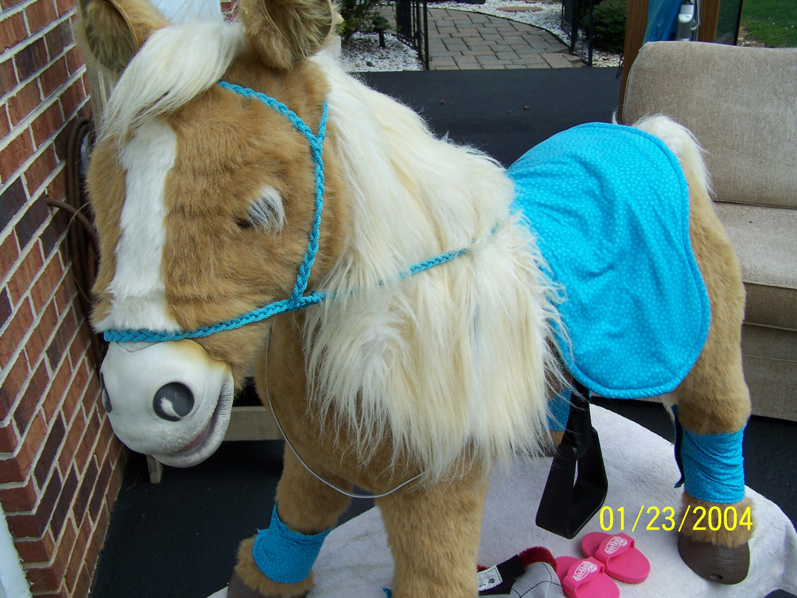 Hasbro Fur Real Friends Butterscotch interactive pony horse.