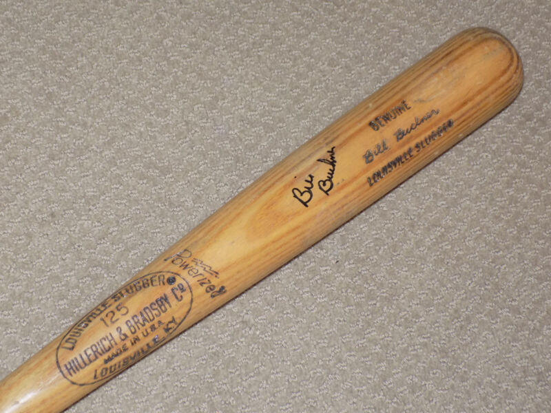 Bill Buckner H&b Game Used Signed Bat Los Angeles Dodgers Cubs Red Sox Psa