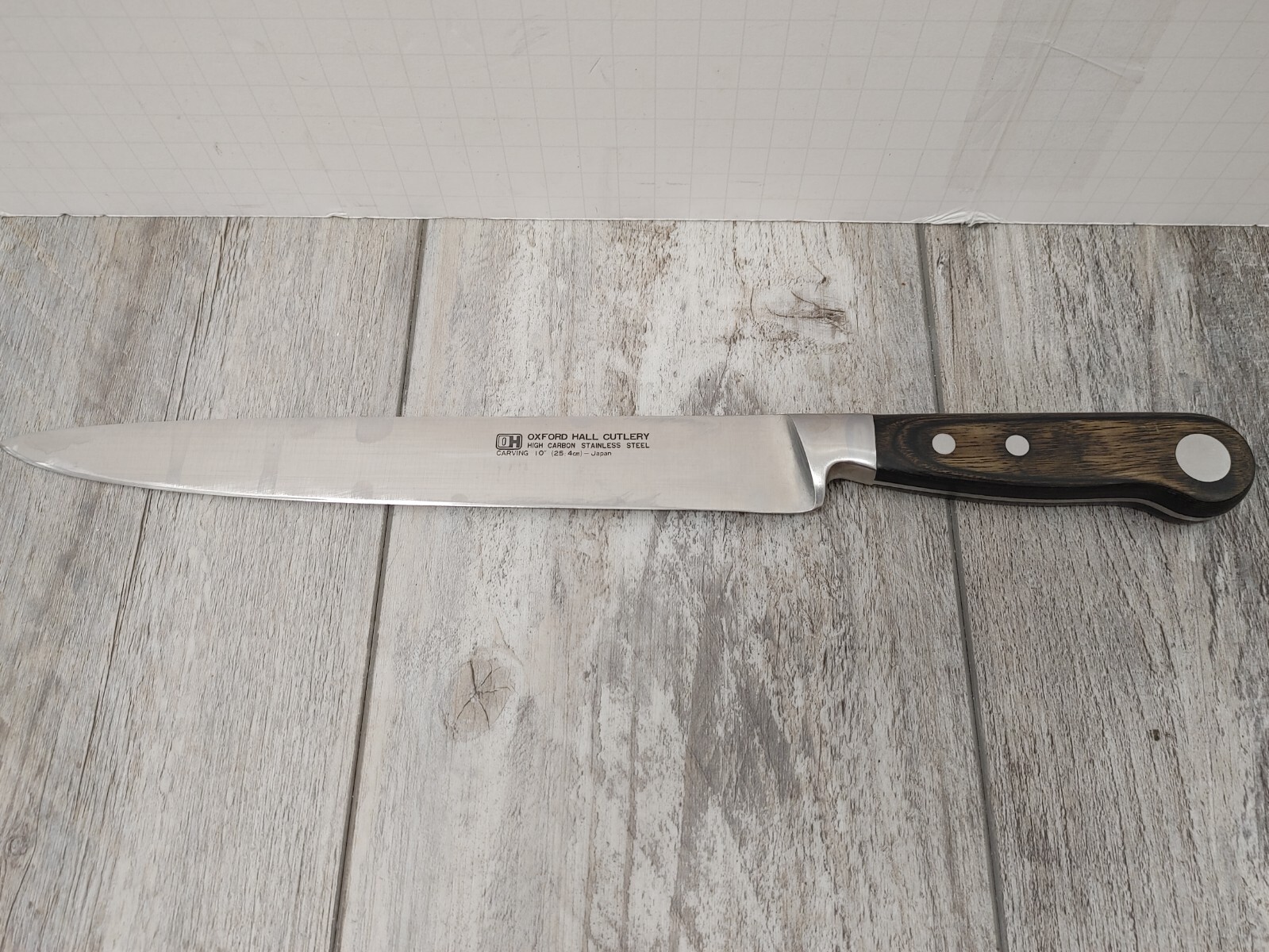 Vintage OXFORD HALL CUTLERY High Carbon Stainless Steel 10