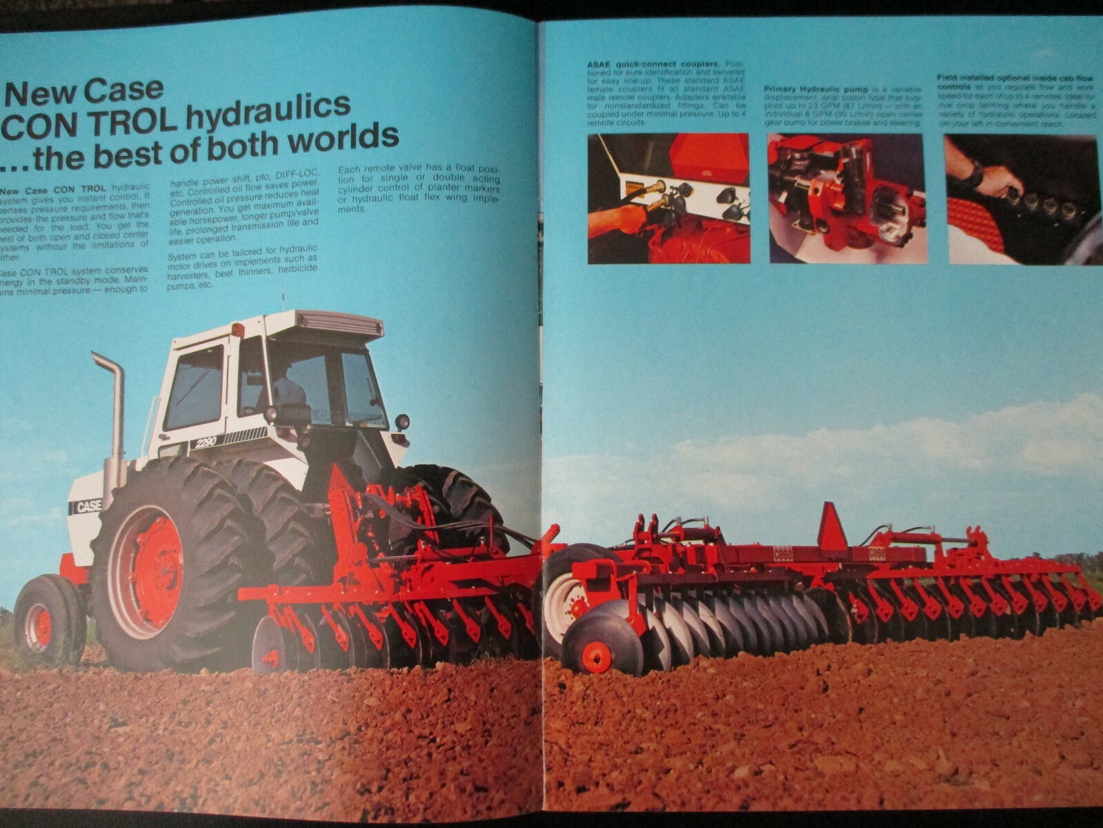 2 Collectible Tractor Dealer Catalogs, Case 2090/2290 and 90 Series