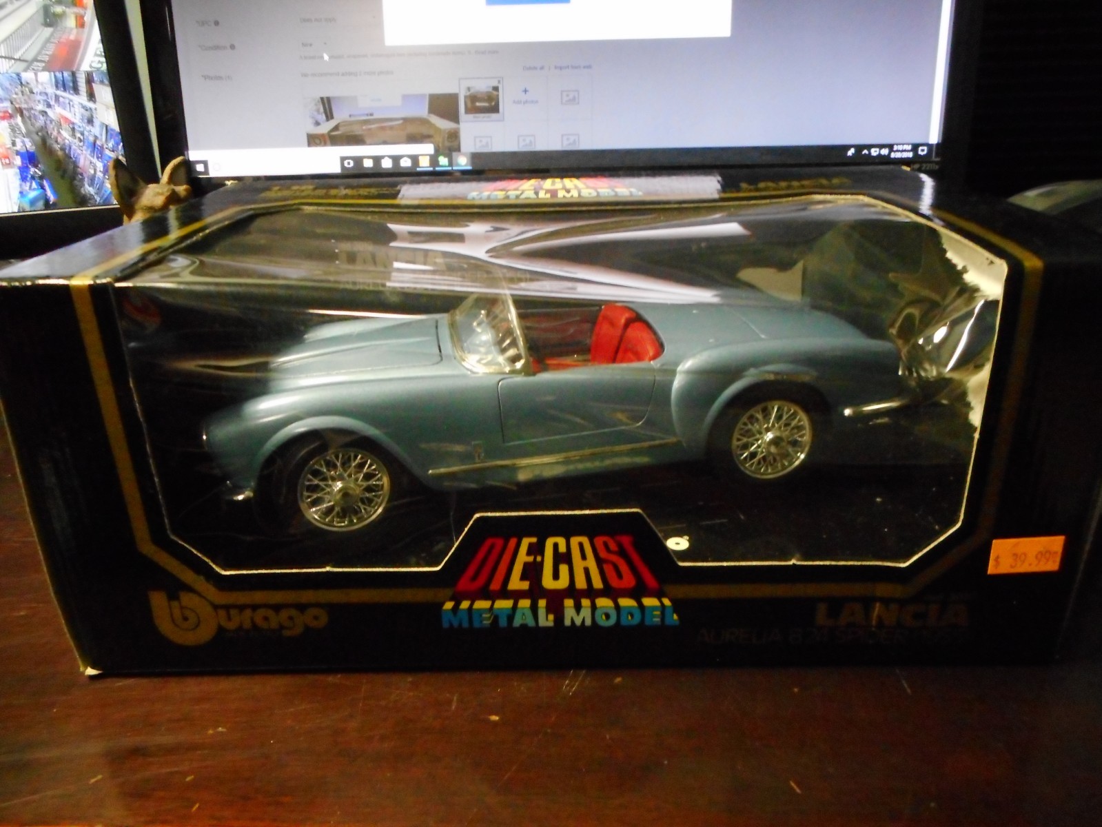 ミニカー LANCIA AURELIA B 24 SPIDER 1955 Bburago 1955 Lancia Aurelia B24 Spider Convertible 1:18