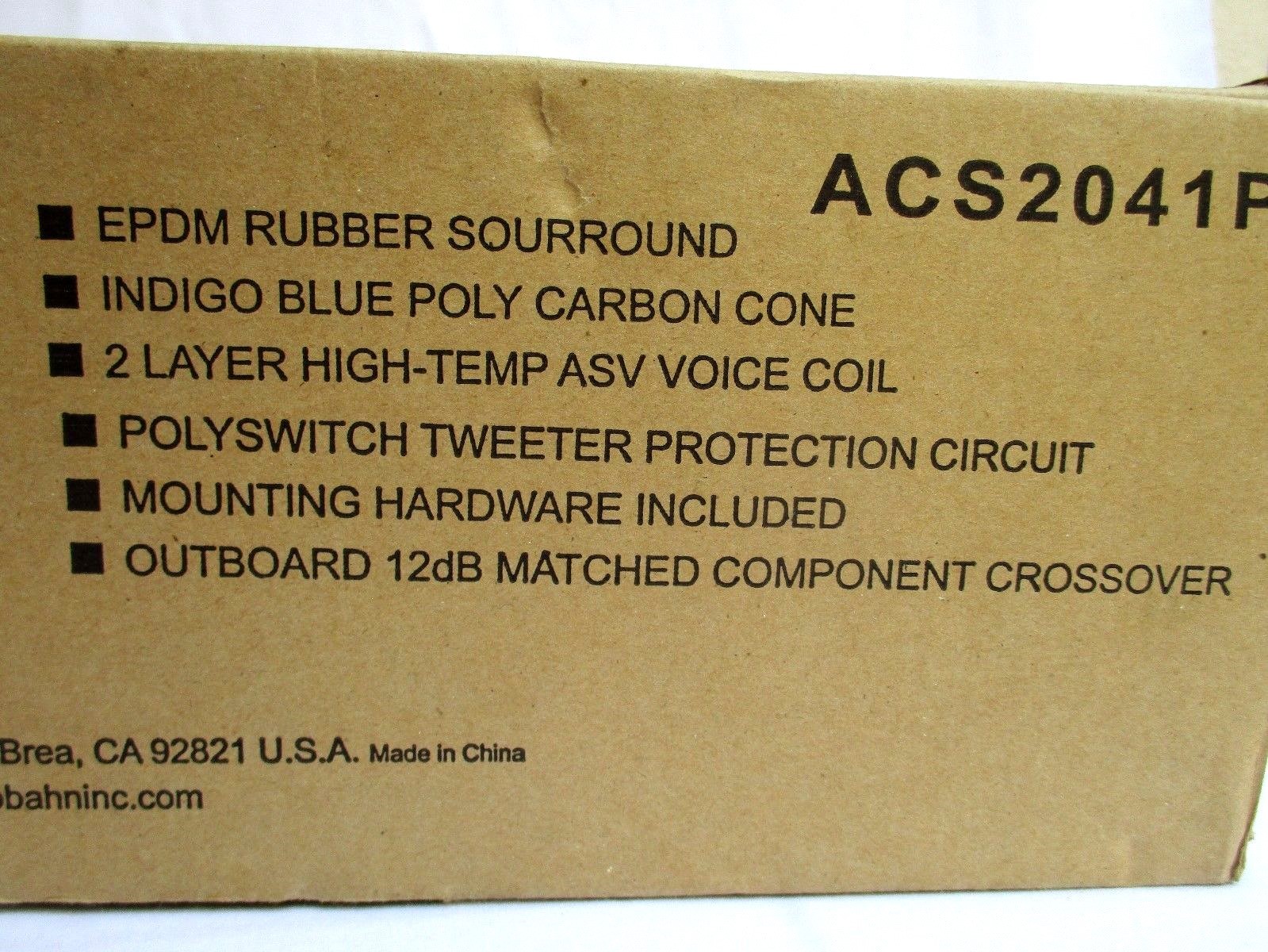 SET of 2..AUDIOBAHN..AC82041P..FULL RANGE..TWO WAY..CAR..SPEAKERS..NEW IN BOX