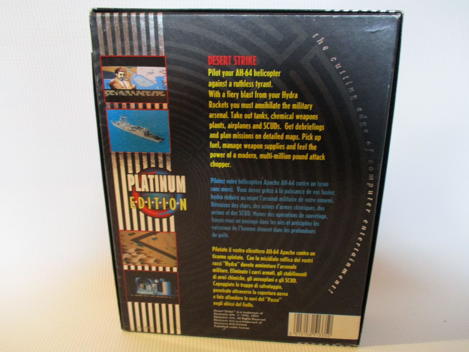 DESERT STRIKE Commodore Amiga Game by Electronic Arts!!