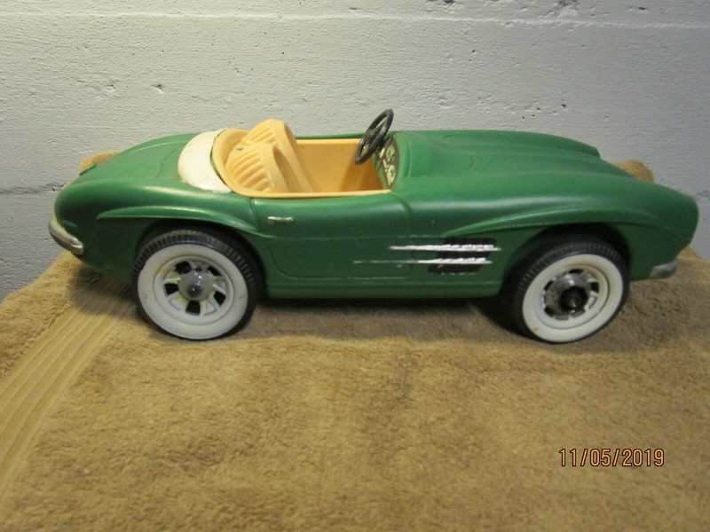 green barbie car