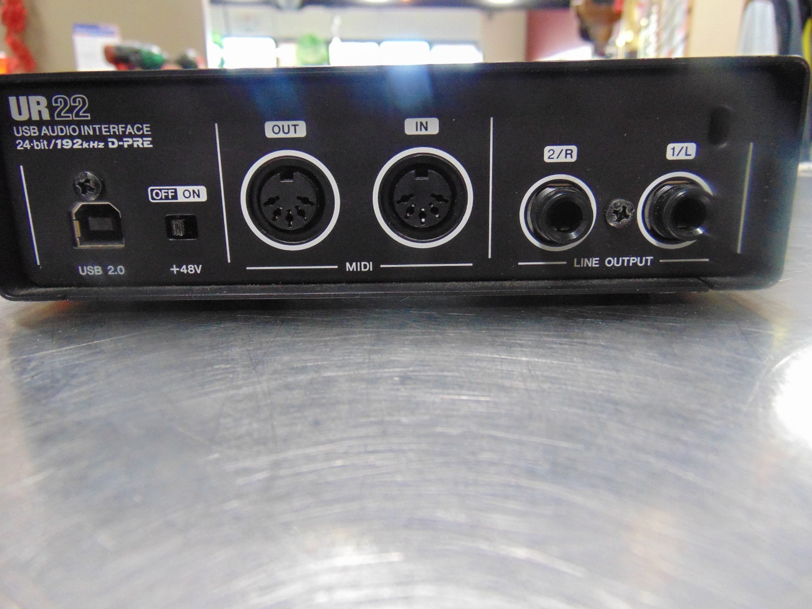 Steinberg (UR-22) USB Audio/Midi Interface 24-bit, 192khz