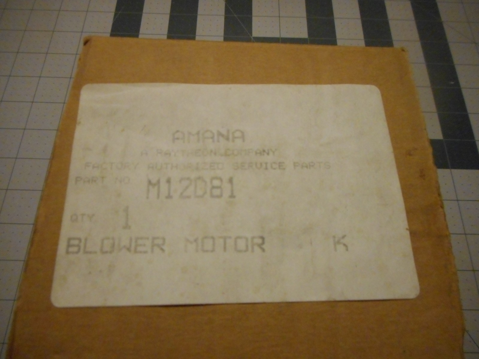 Amana Litton Microwave Blower Motor NEW Vintage Part  M12D81      (C-4)