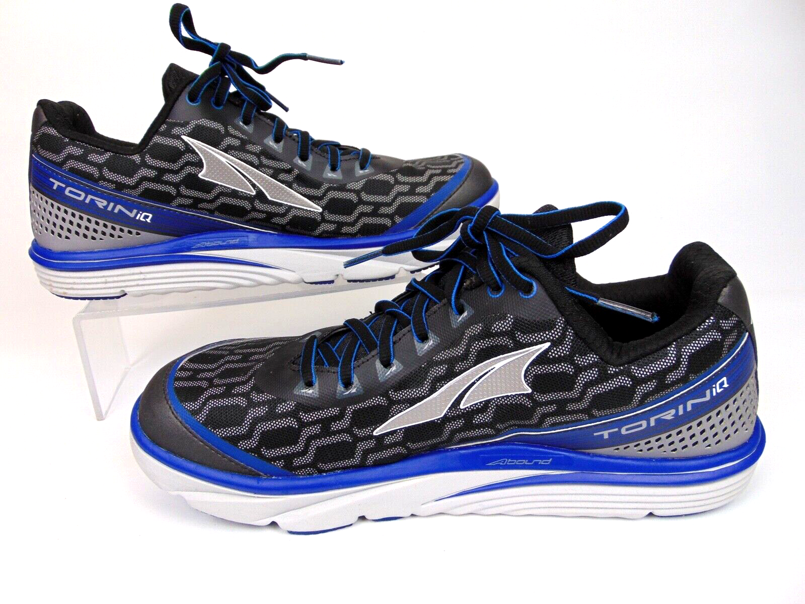 NEW! ALTRA Men's Torin IQ Road Running Athletic Shoes, Size 10.0 Med, Black Blue
