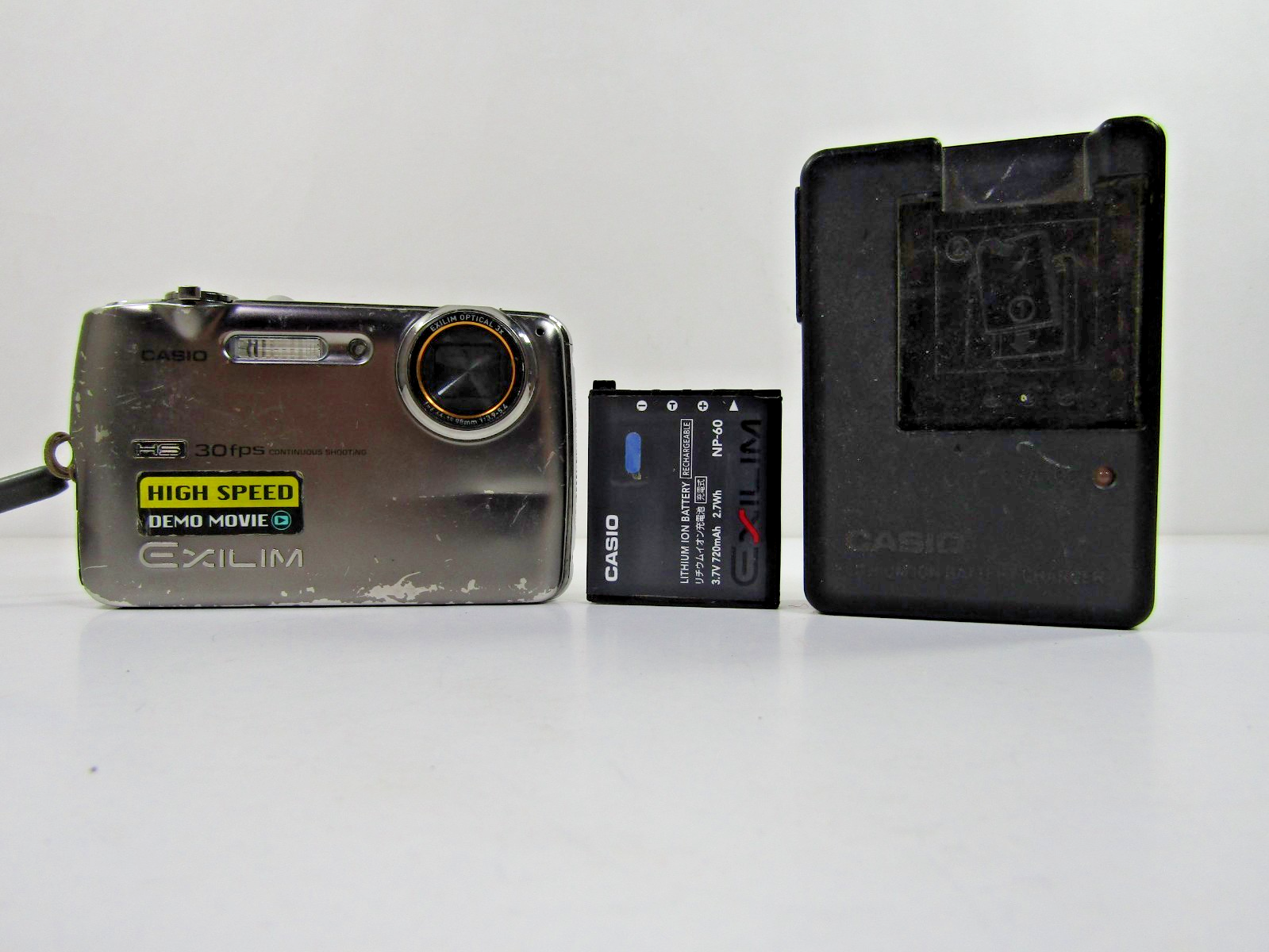 Casio Exilim EX-FS10 Gray Digital Camera | eBay