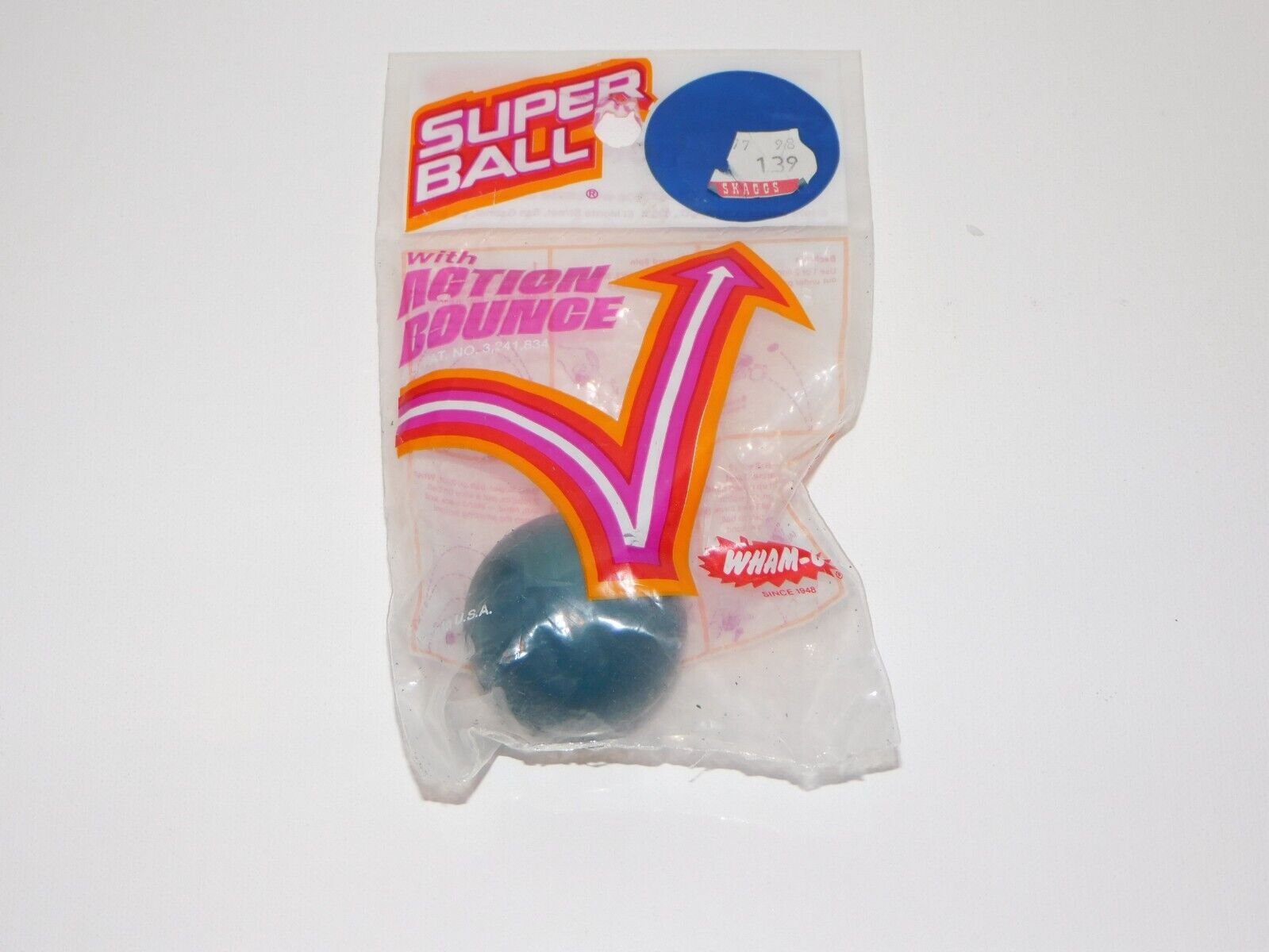 SUPER BALL WITH ACTION BOUNCE WHAM-O 1976 UNOPENED RARE! | eBay SUPER BALL WITH ACTION BOUNCE WHAM-O 1976 UNOPENED RARE! | eBay