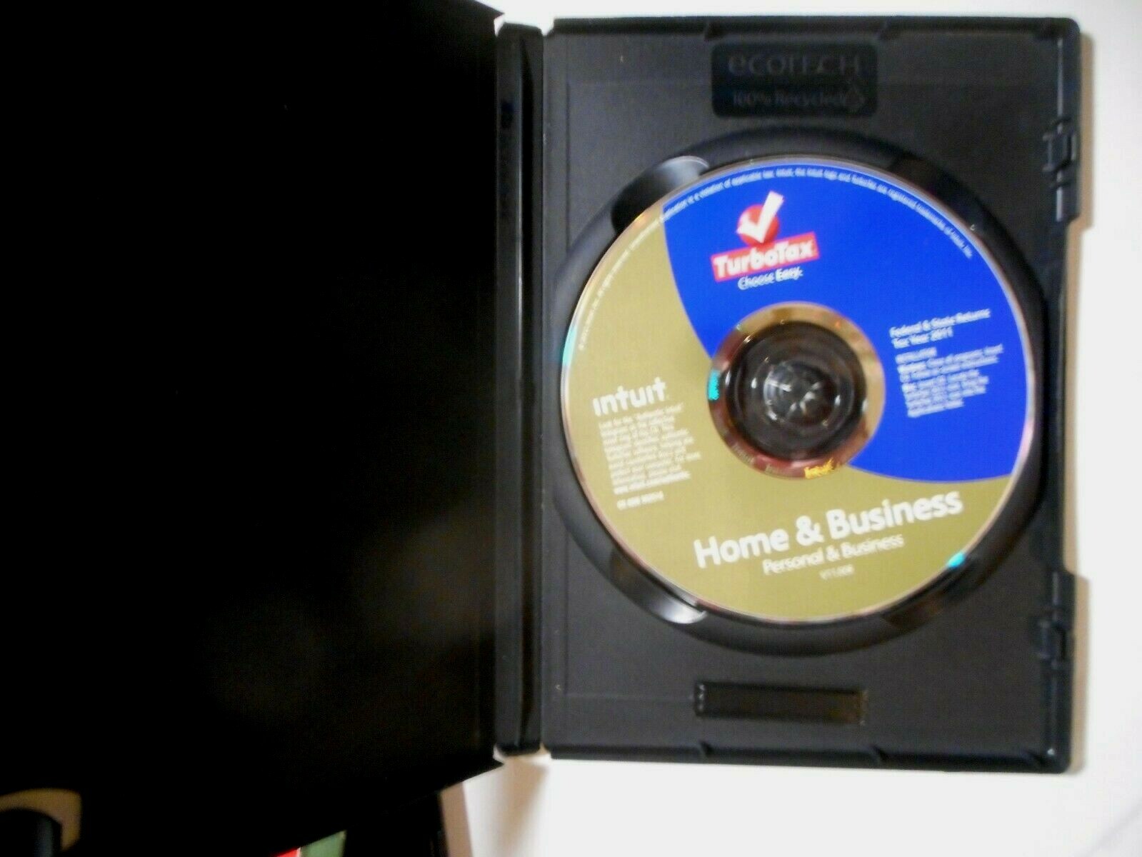 FEDERAL RETURN ONLY  *Retail*  2010 & 2011 TURBOTAX HOME & BUSINESS CD
