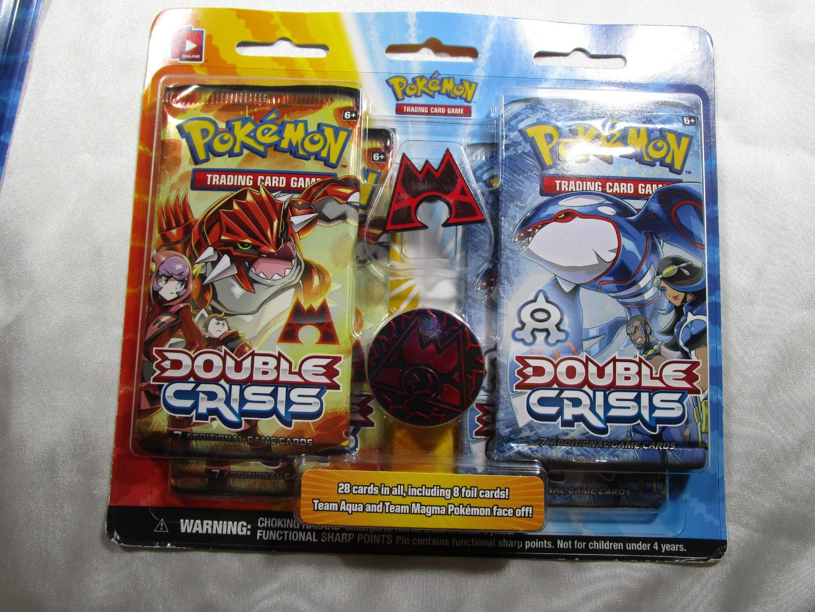 2 Pokemon TCG XY Double Crisis Sealed Blister 3 Booster Packs Cards          B43