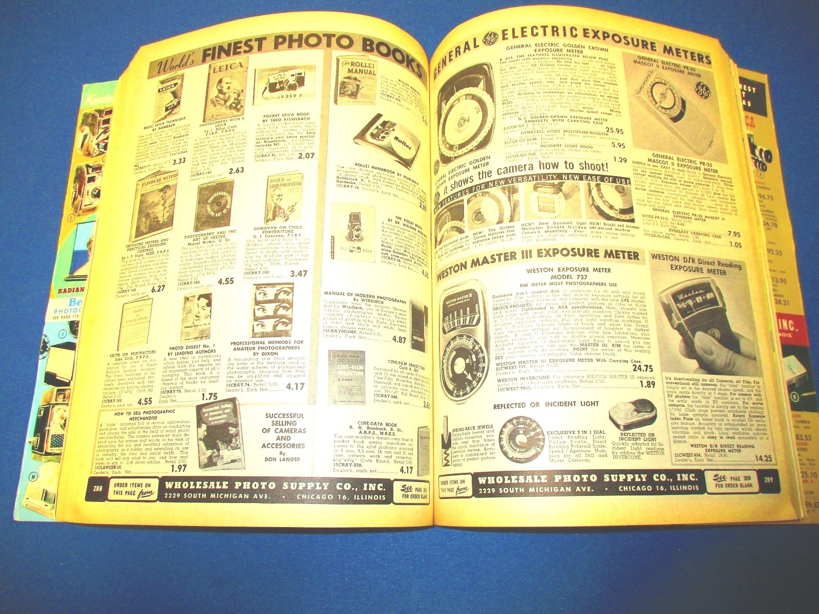 1960 Wholesale Photo Supply Co Catalog 504 pages.