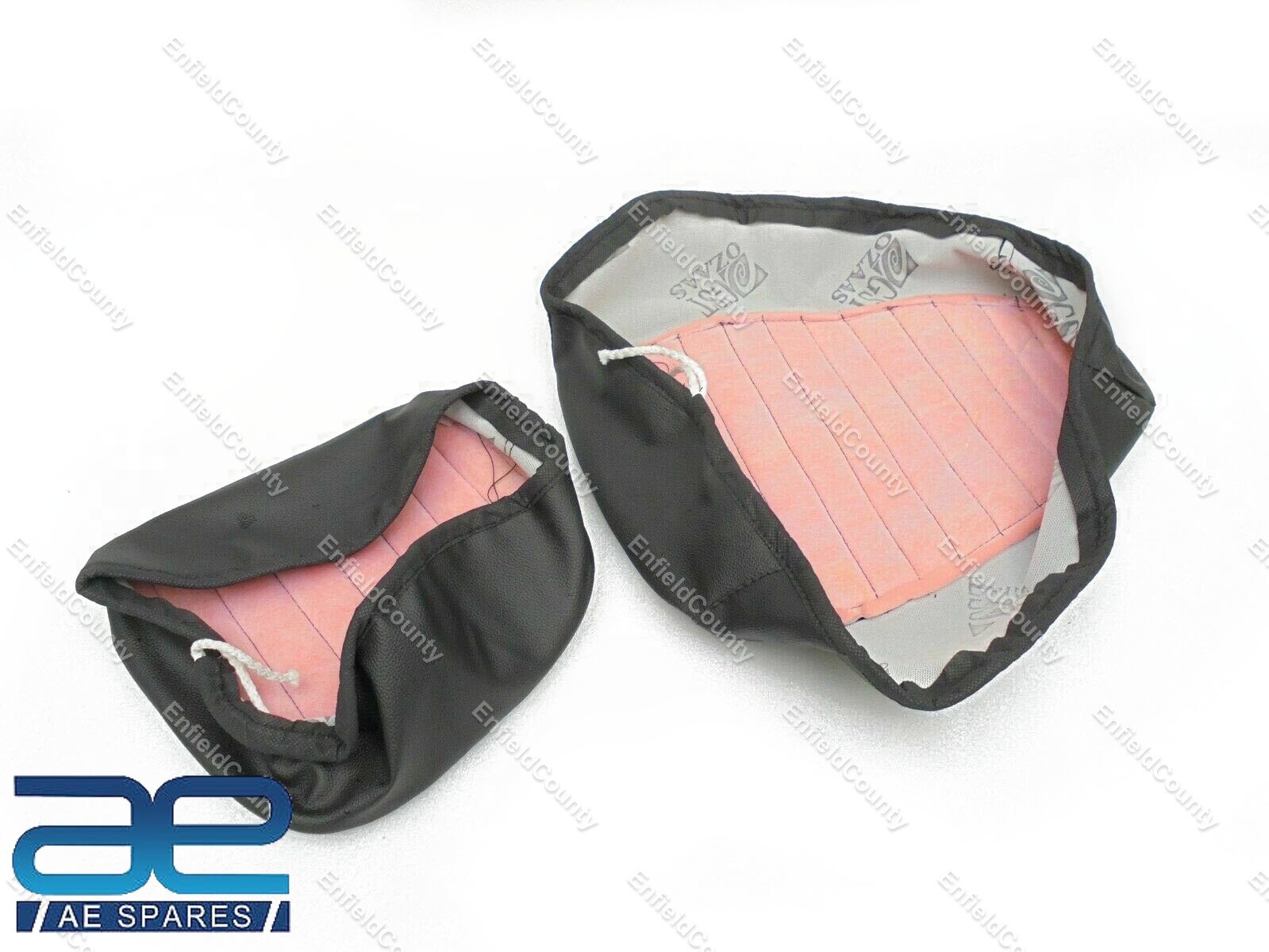Leatherette Seat Cover Black Fits For Royal Enfield Himalayan 411cc 