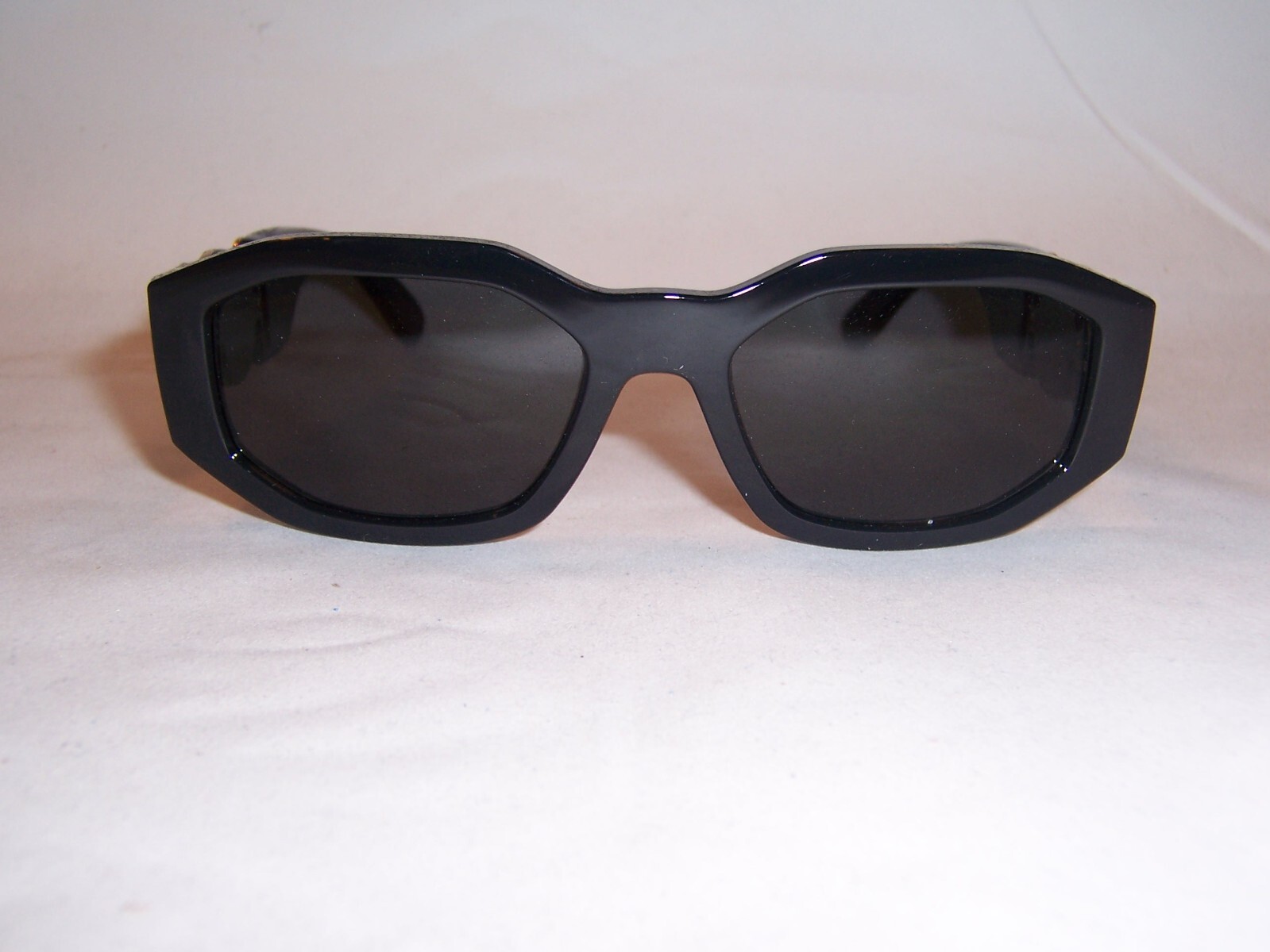 Shop Pre-owned Versace Sunglasses Ve4361 Gb1/87 Black/gray 53mm Authentic 4361