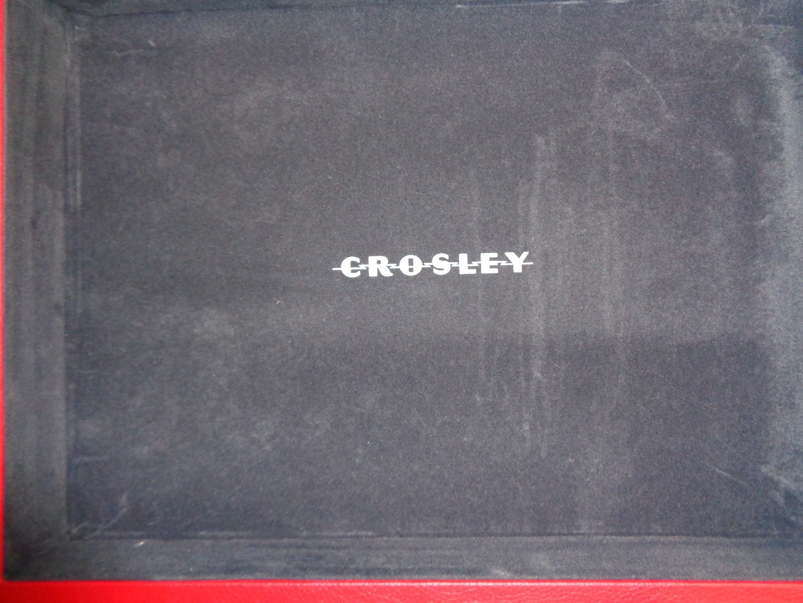 Portable Turntable Vinyl Record Player Red Crosley Crusier 3 Speed CR8005A-RE