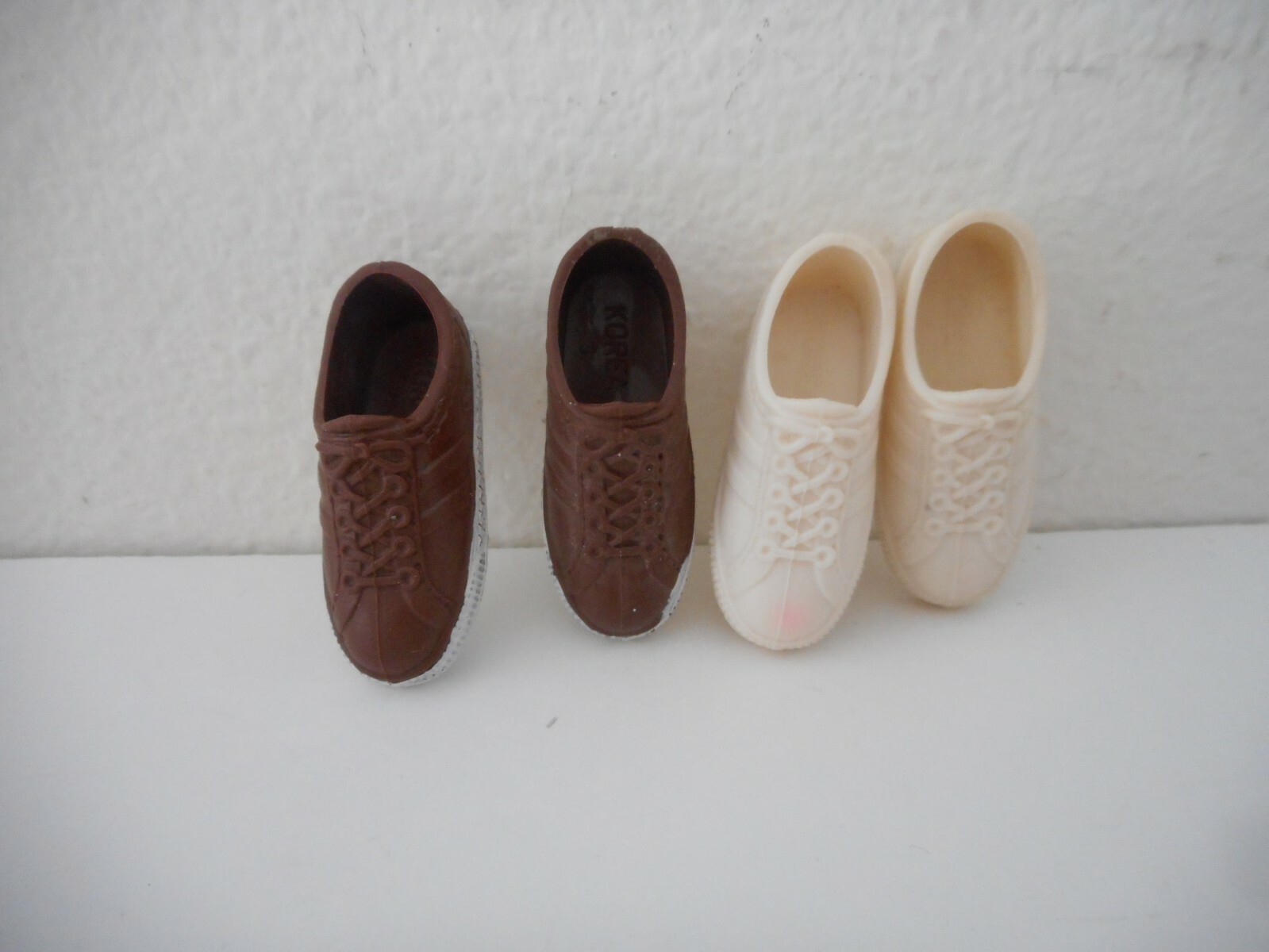 MATTEL - THREE PAIR OF KEN;S  SHOES