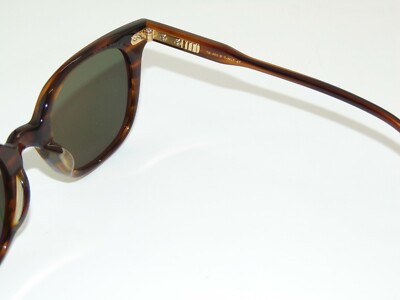 Pre-owned Thom Browne Tb-405-b-t-wlt Walnut/gold Mirror Authentic 47mm Sunglasses In Green W/ Gold Flash Mirror