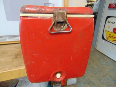 vintage  /antique   coca cola  cooler  nice  6729