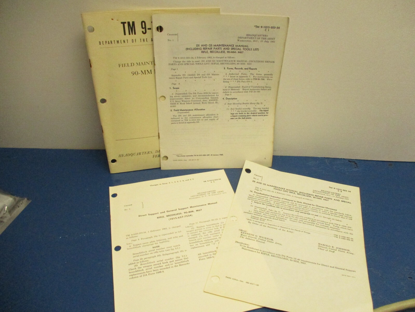 1962-department-of-the-army-technical-manual-tm-9-1015-223-34-anti-tank-90mm-m67-ebay